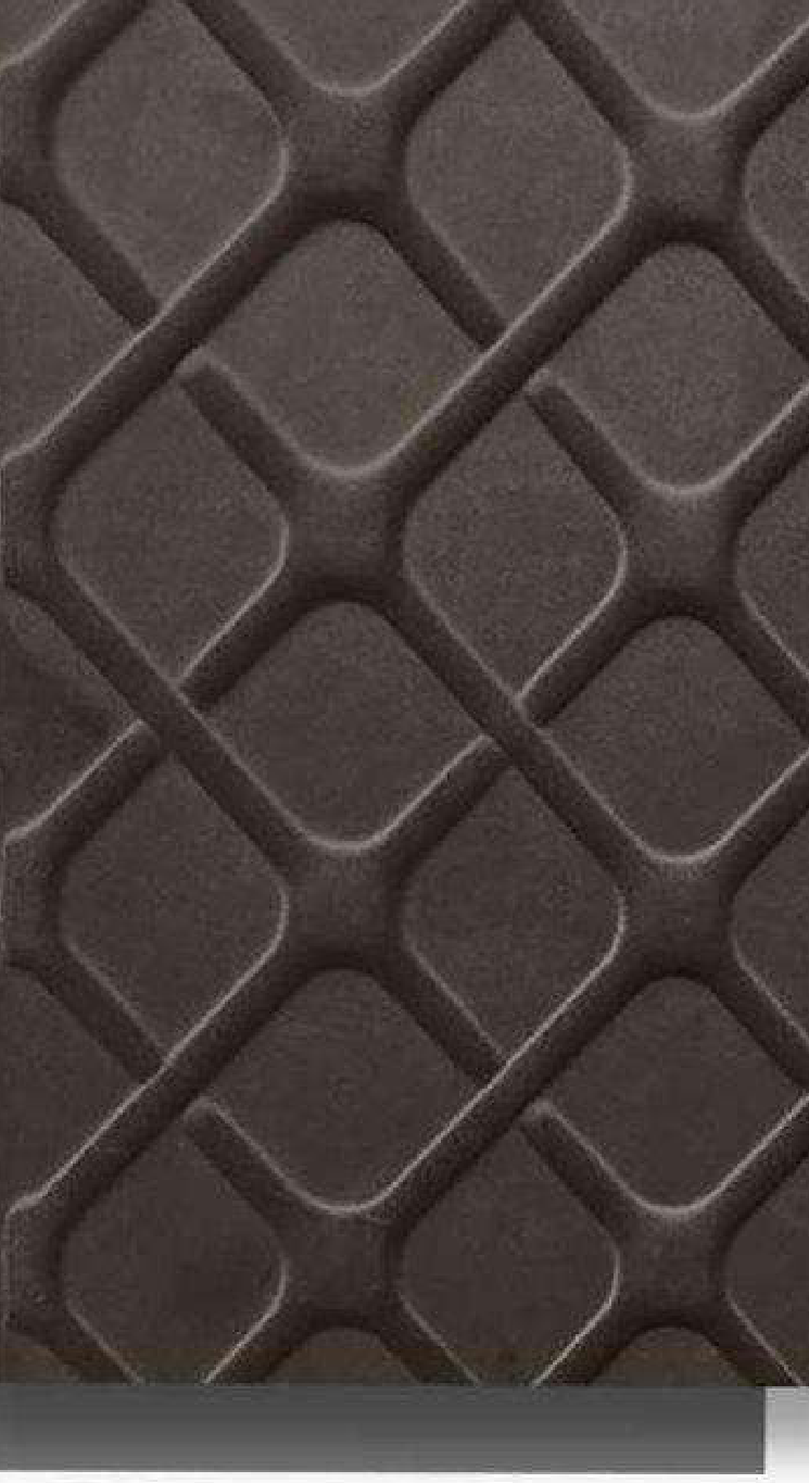 Meridian Velvet Verve Criss Cross DM08 in Walnut, ogee criss-cross lattice