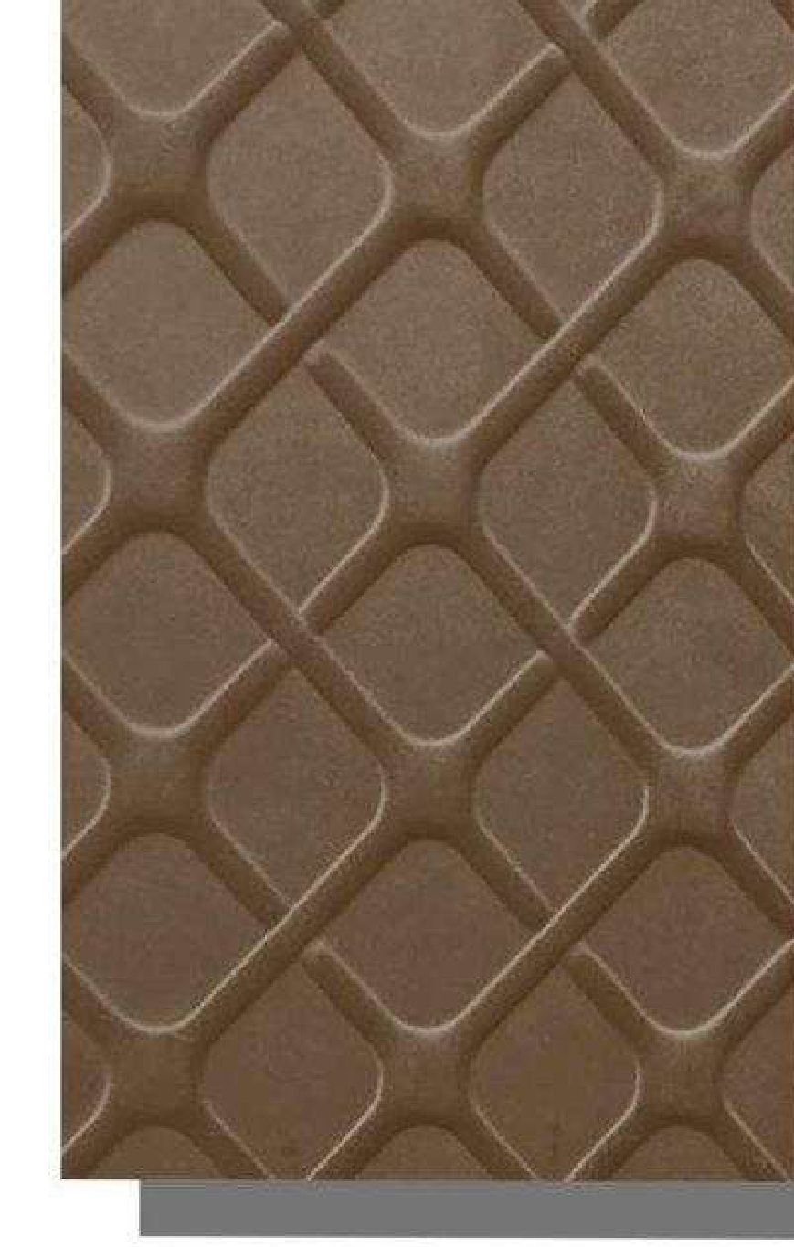 Meridian Velvet Verve Criss Cross DM09 in Coffee, ogee criss-cross lattice