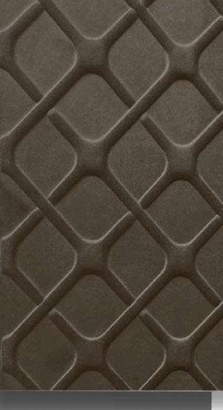 Meridian Velvet Verve Criss Cross DM10 in Dark Chocolate, ogee criss-cross lattice