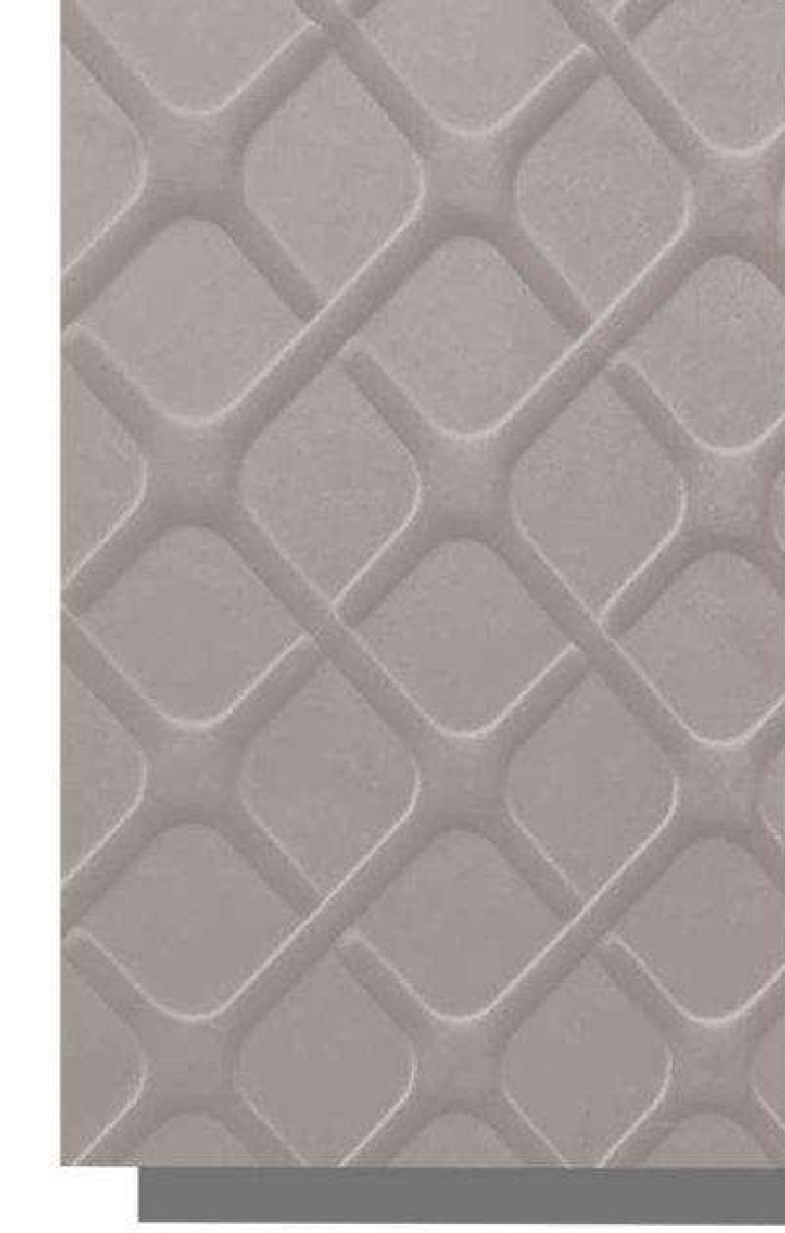 Meridian Velvet Verve Criss Cross DM4 in Warm Grey, ogee criss-cross lattice
