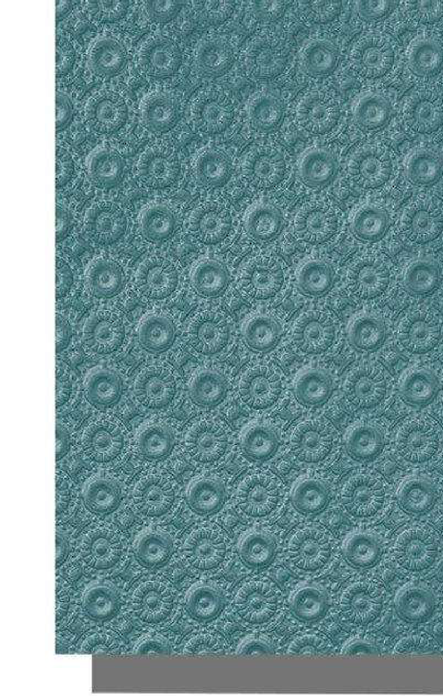 Meridian Velvet Verve Decoriss DM18 in Teal, concentric medallion dots
