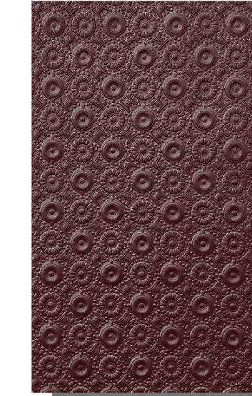Meridian Velvet Verve Decoriss DM32 in Wine, concentric medallion dots