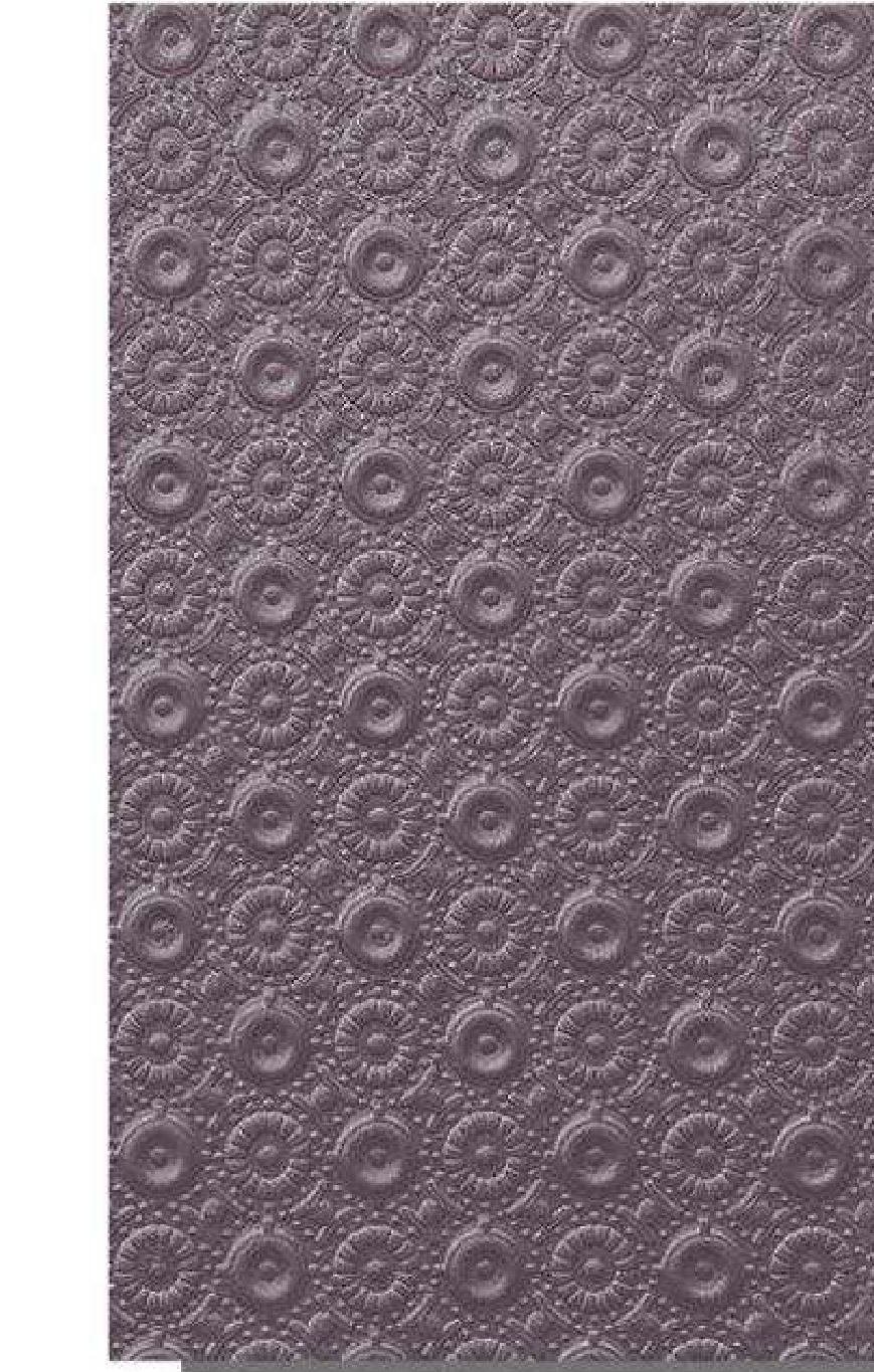 Meridian Velvet Verve Decoriss DM35 in Mauve, concentric medallion dots