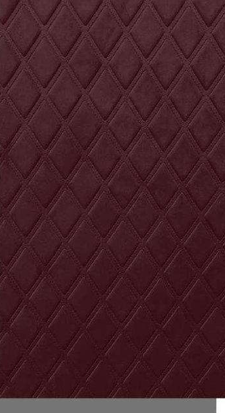 Meridian Velvet Verve Elle DM32 in Wine, diamond quilted relief
