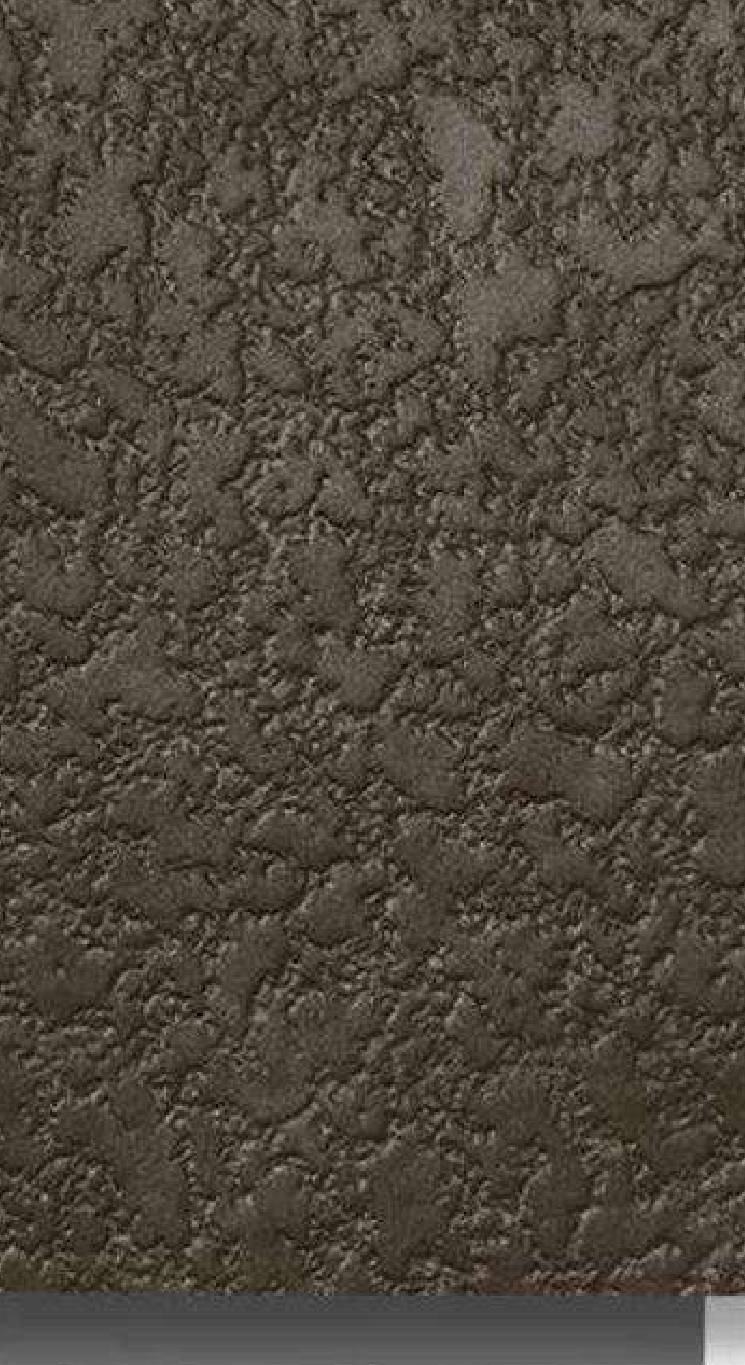 Meridian Velvet Verve Lava DM10 in Dark Chocolate, rough lava-rock texture