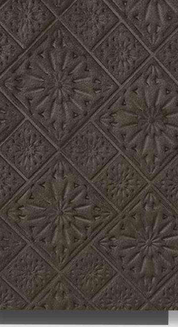 Meridian Velvet Verve Milan DM8 in Walnut, ornate floral tin-tile relief