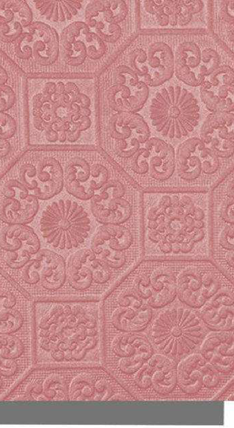 Meridian Velvet Verve Persian DM12 in Dusty Rose, ornate Persian medallion relief