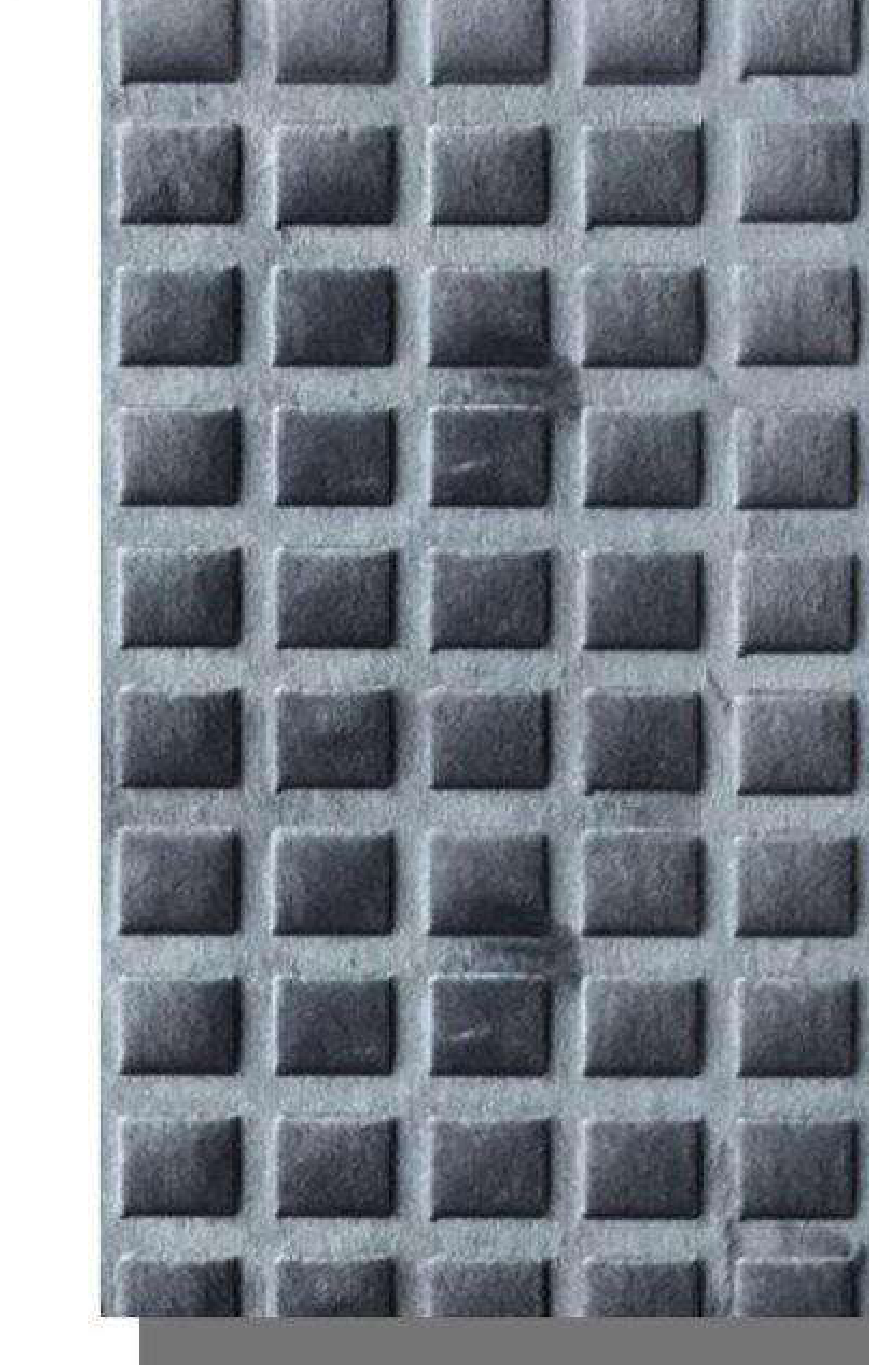Meridian Velvet Verve Square 01 in Steel Grey, deep square coffer grid
