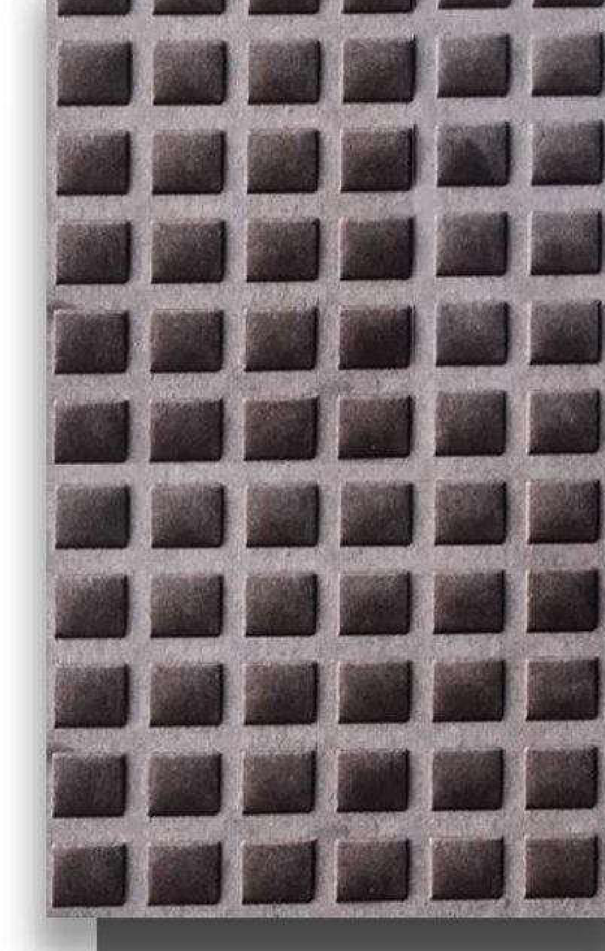 Meridian Velvet Verve Square 28 in Rose Taupe, deep square coffer grid