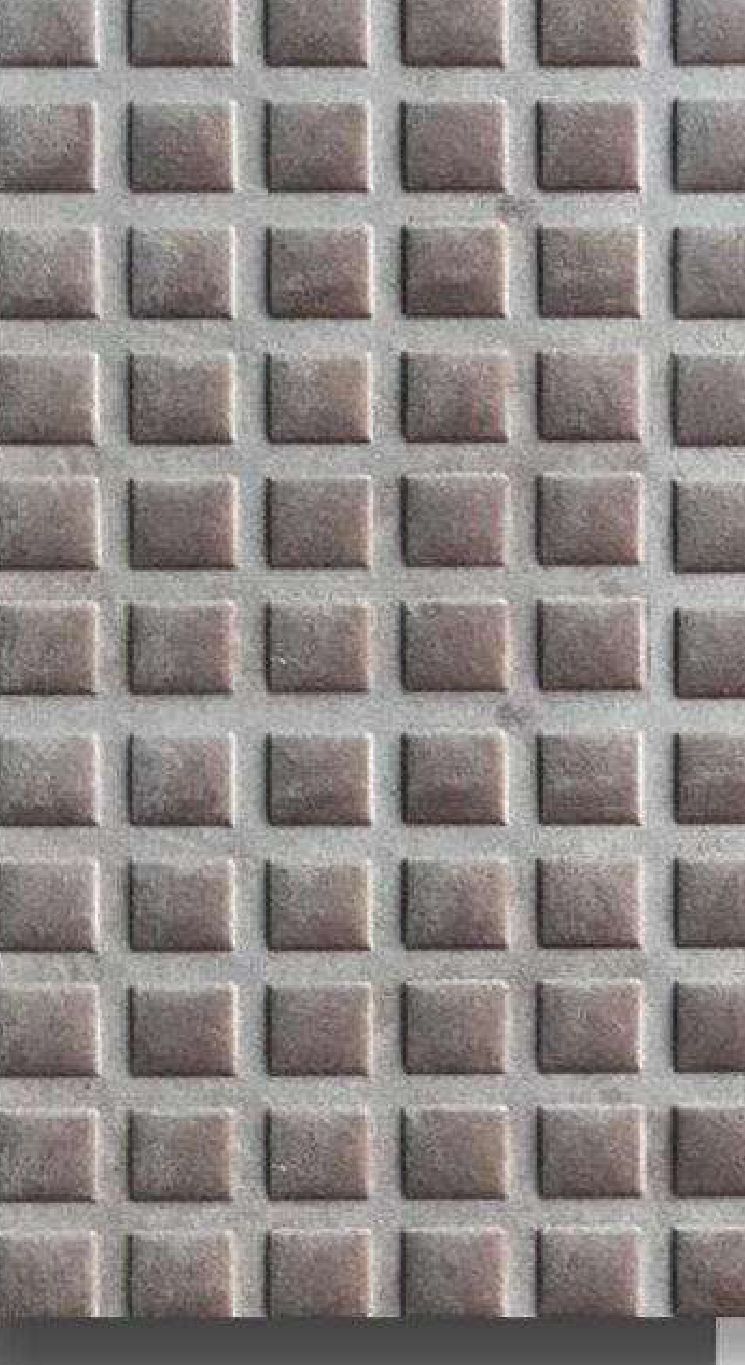 Meridian Velvet Verve Square 29 in Sand Beige, deep square coffer grid