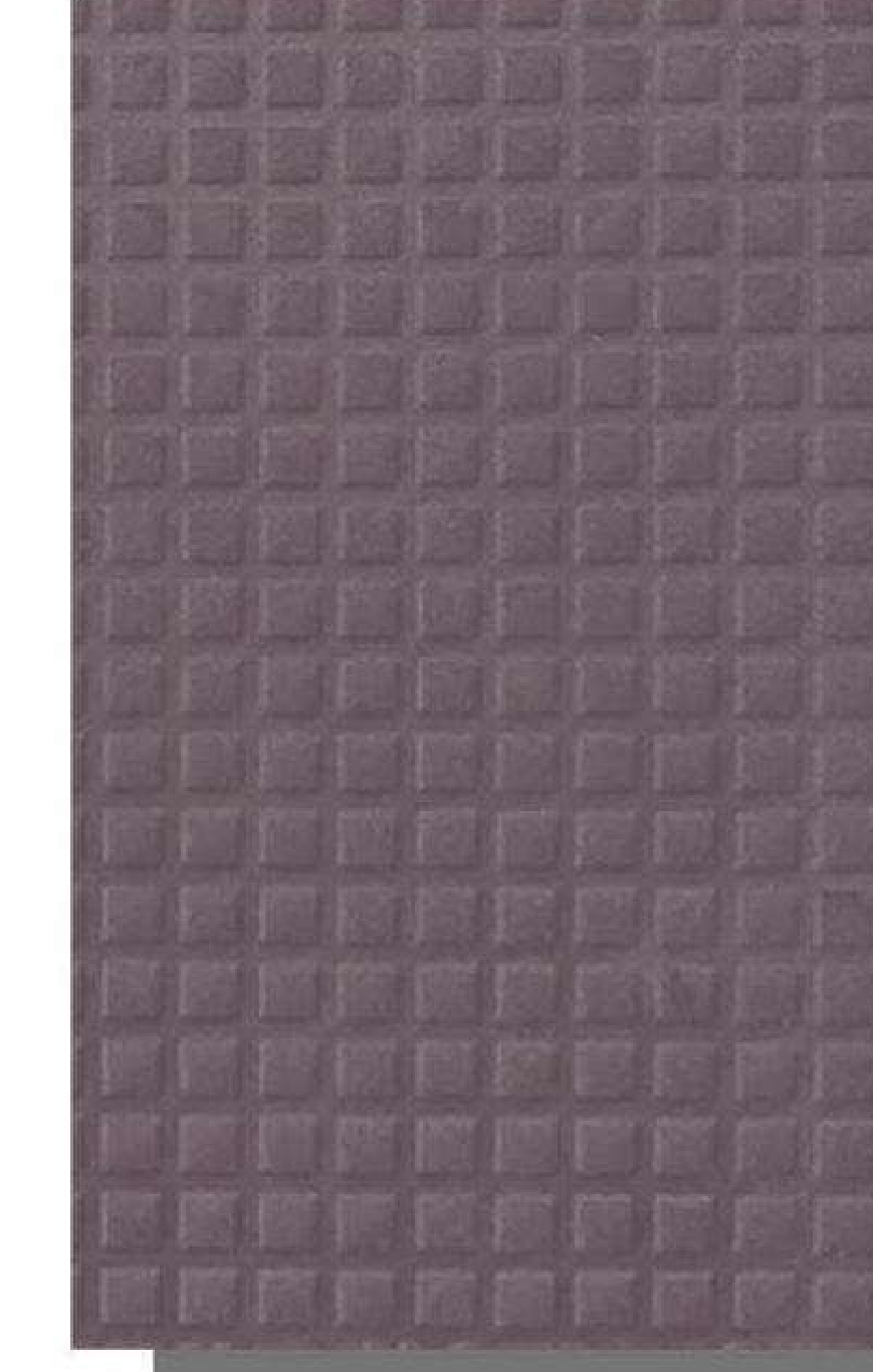 Meridian Velvet Verve Square DM35 in Mauve, deep square coffer grid