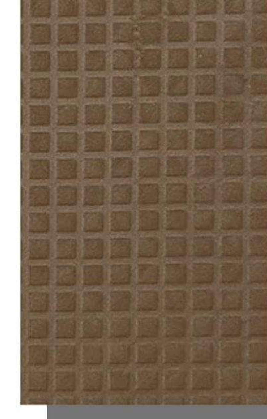 Meridian Velvet Verve Square DM9 in Coffee, deep square coffer grid