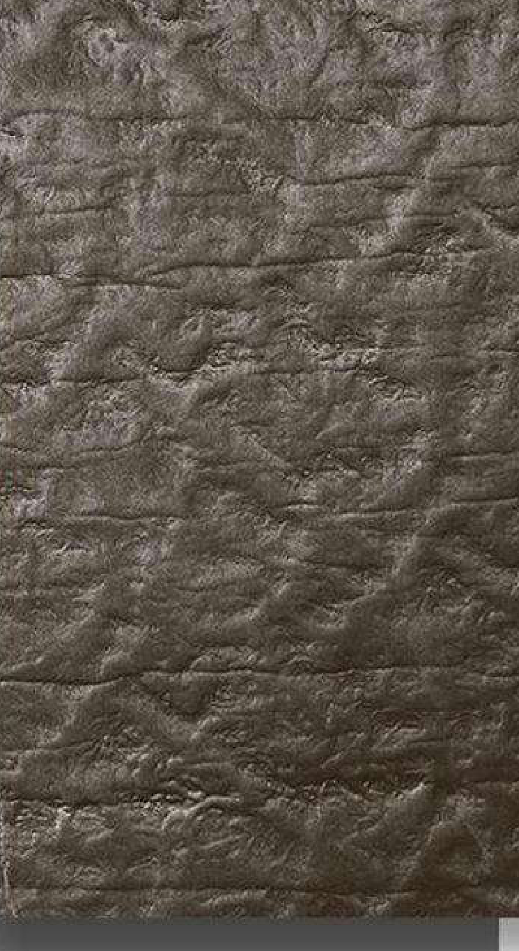 Meridian Velvet Verve Volcano DM10 in Dark Chocolate, crumpled volcanic texture