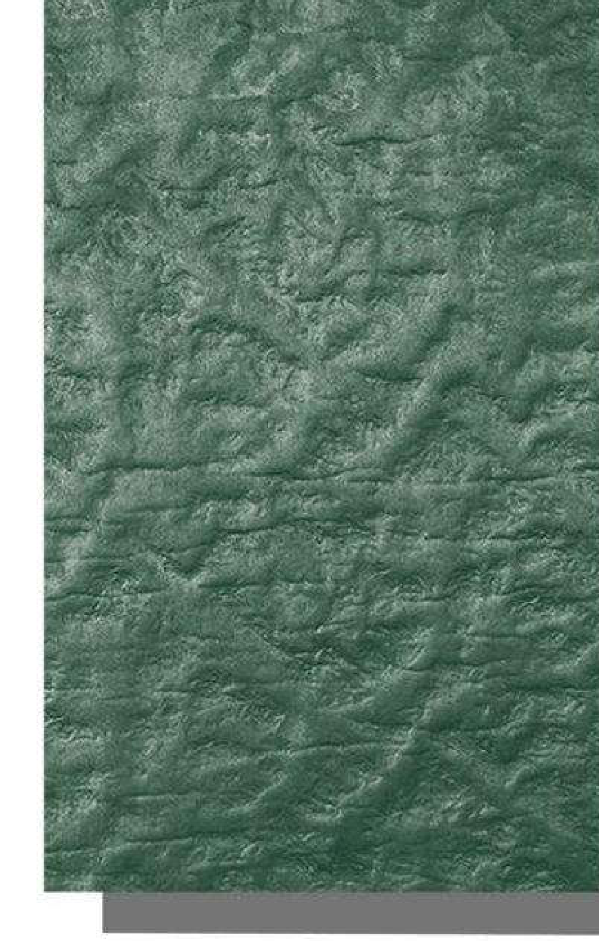 Meridian Velvet Verve Volcano DM17 in Forest Green, crumpled volcanic texture