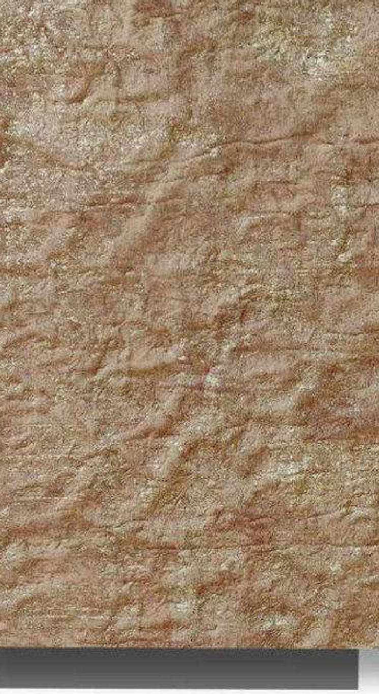 Meridian Velvet Verve Volcano G28 in Antique Gold, crumpled volcanic texture