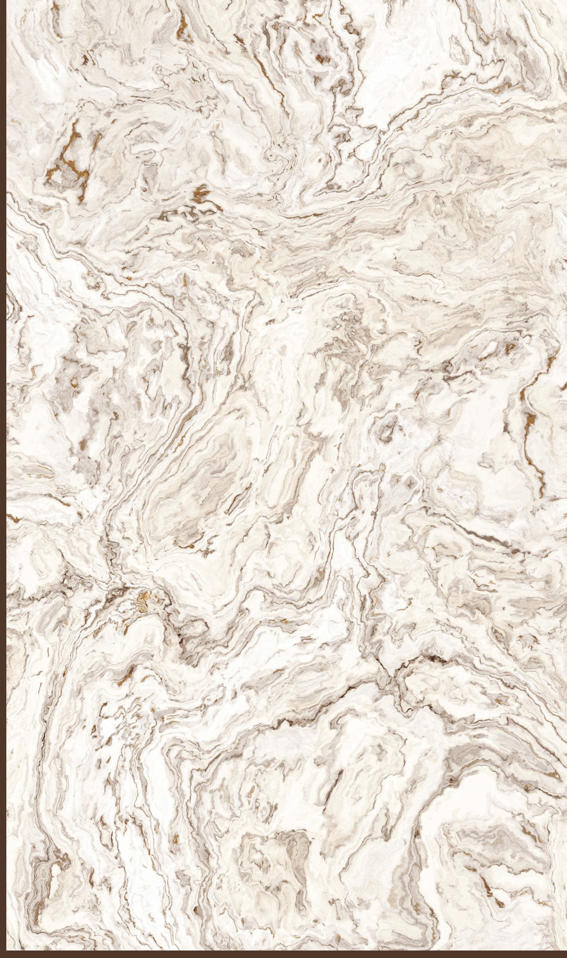 Way To Zero Champagne Veil Marble digital laminate, a cream-white marble with flowing gold-brown veining