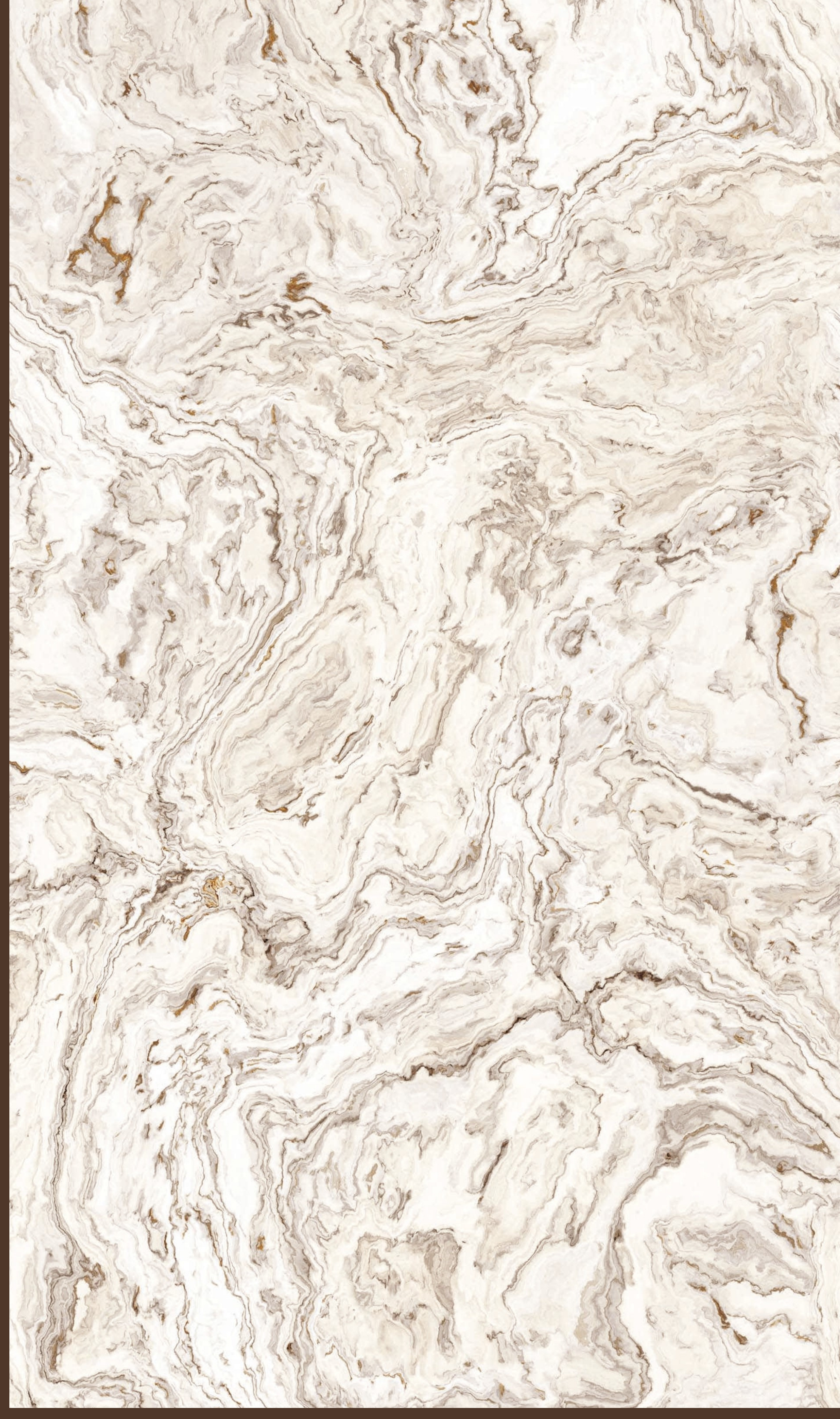 Way To Zero Champagne Veil Marble digital laminate, a cream-white marble with flowing gold-brown veining