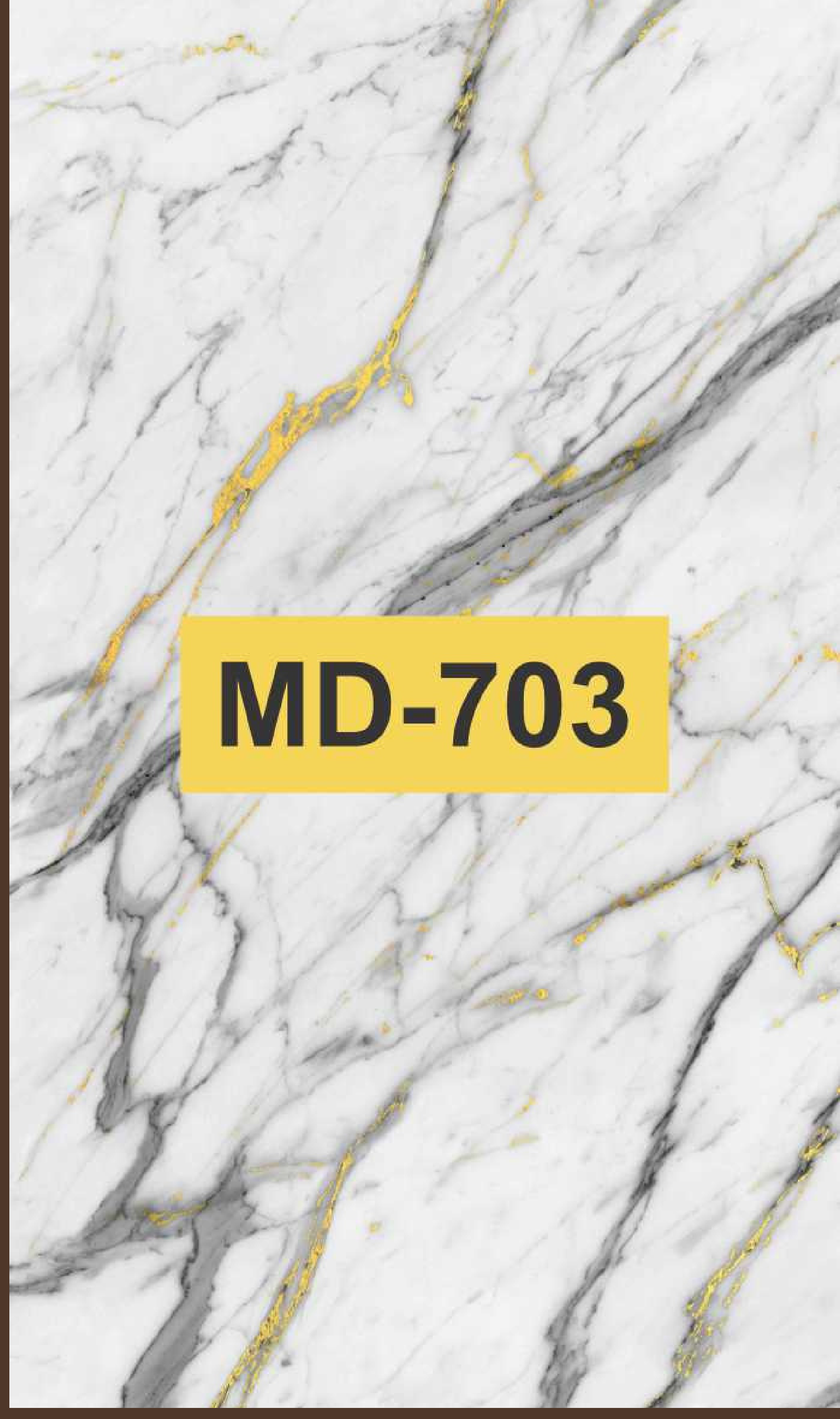 Way To Zero Carrara Gold Vein digital laminate, a classic white Carrara-style marble with dramatic gold-flecked veining