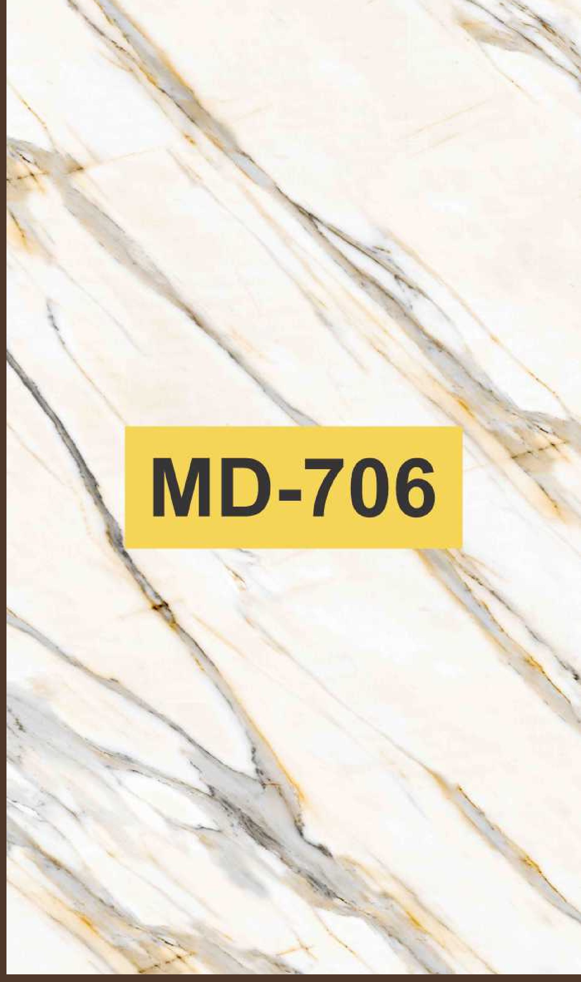 Way To Zero Calacatta Gold Marble digital laminate, a bright white Calacatta-style marble with bold grey and gold veining