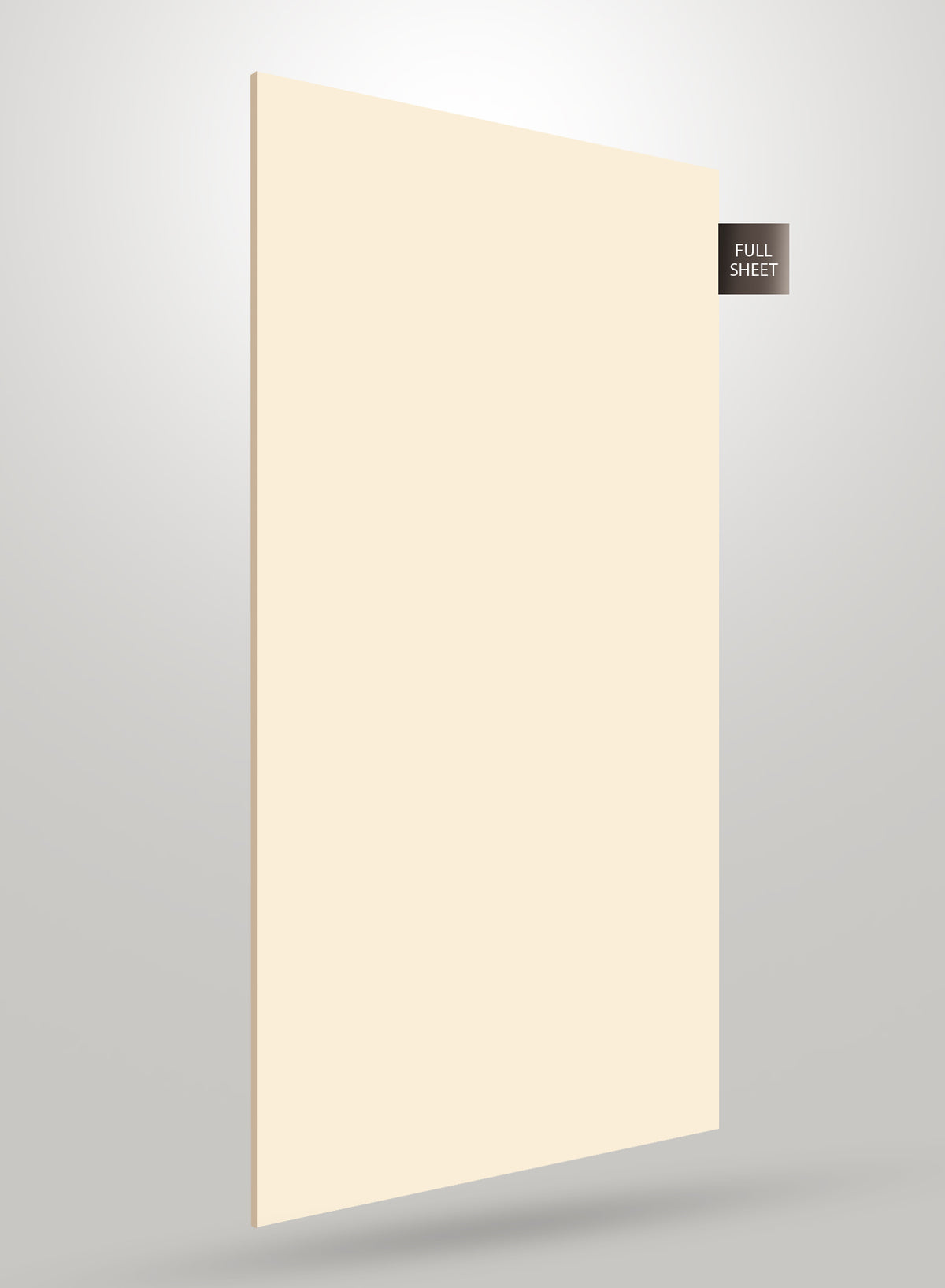 Decorative Ivory Solid Colour Matte Laminate
