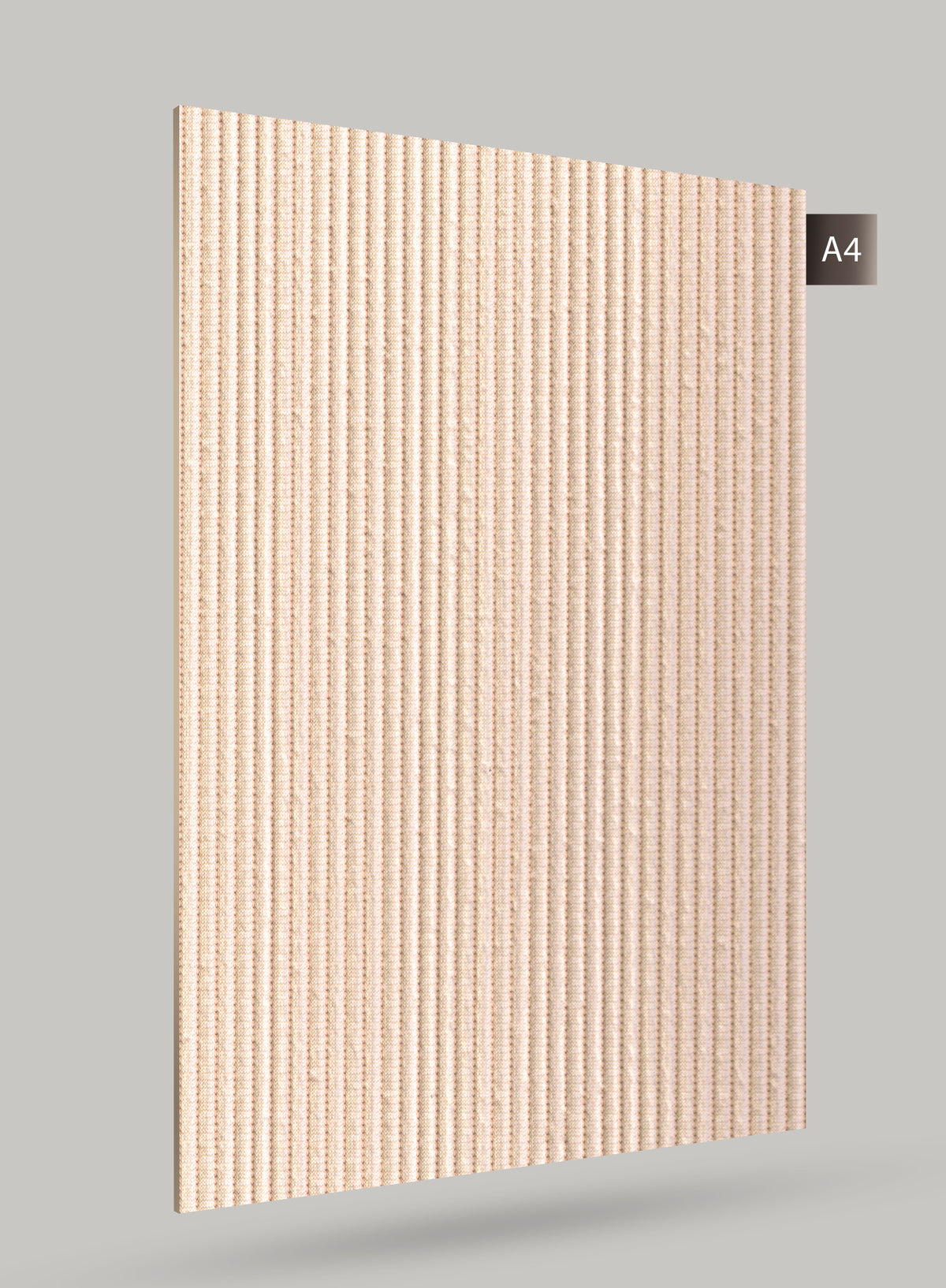 Decorative Beige Fluted High Gloss Laminate