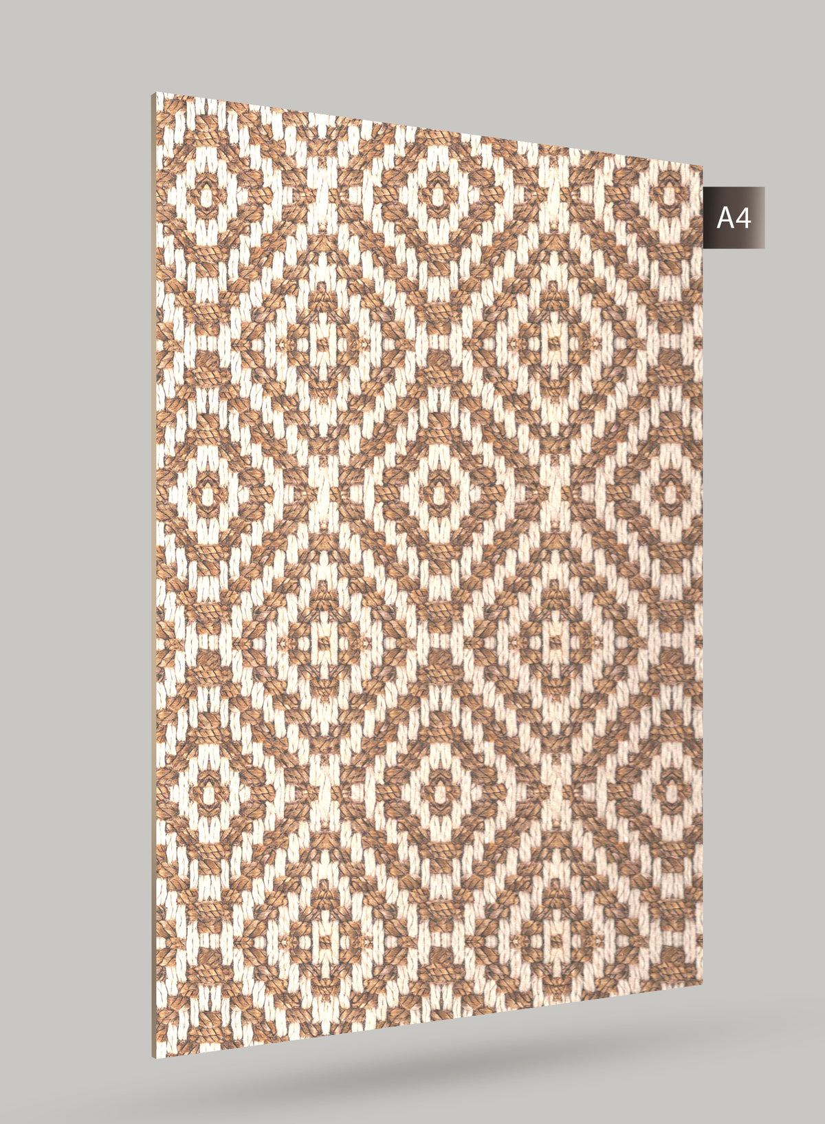 Decorative Beige Geometric Design Matte Laminate