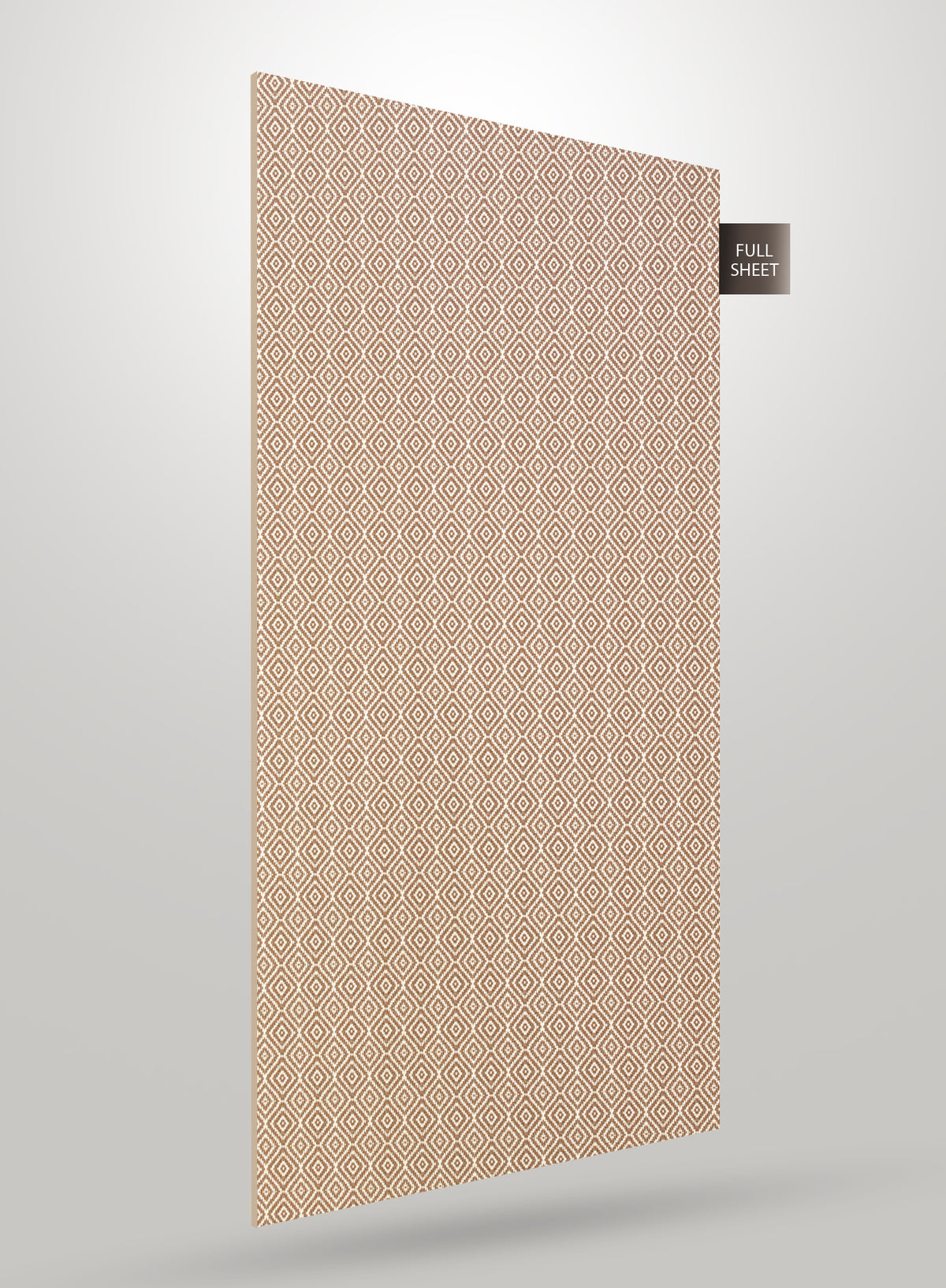 Decorative Beige Geometric Design Matte Laminate