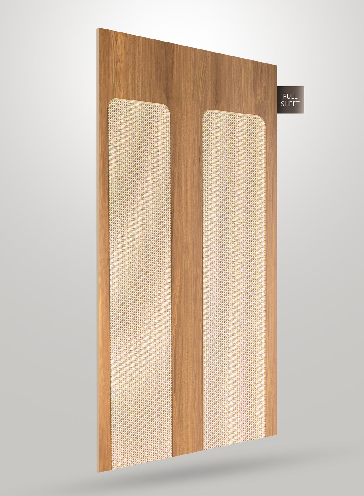 Decorative Beige Cane Matte Laminate