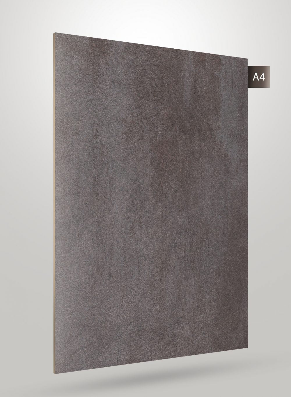 Matte grey solid colour laminate with subtle texture and uniform finish