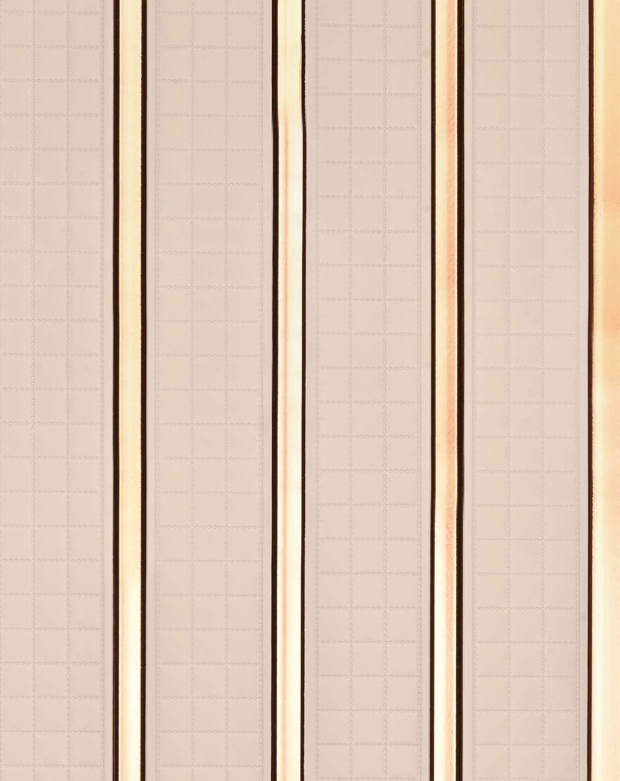 Next Level Louvers Armani Beige Checker Pattern Louver Louvers 8x0.40 ft Beige 338883