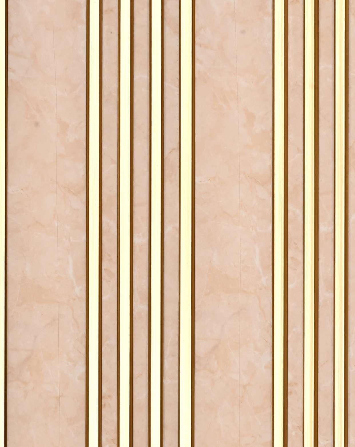 Next Level Louvers Armani Fluted Beige Wall Panel Louvers 8x0.40 ft Beige 378889