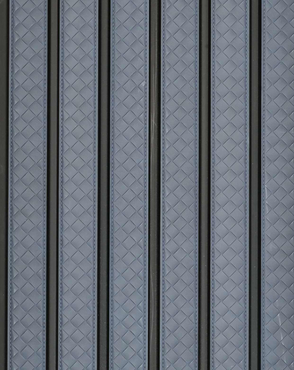 Next Level Louvers Armani Blue Strap Louver Panel Louvers 8x0.40 ft Blue 948885
