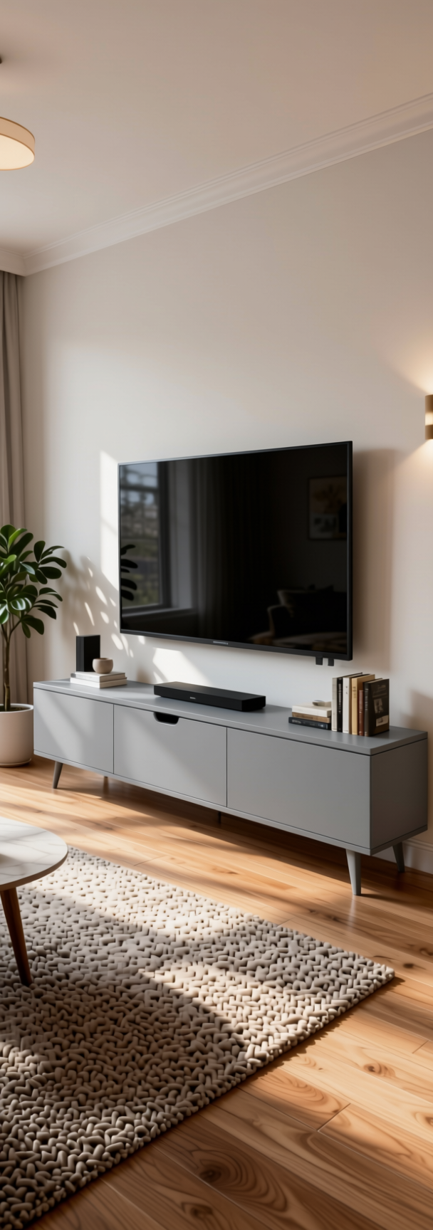 Gaindboro Plain Laminate 8x4 ft Matte 1 mm - 6210 MTS — application view in a living room