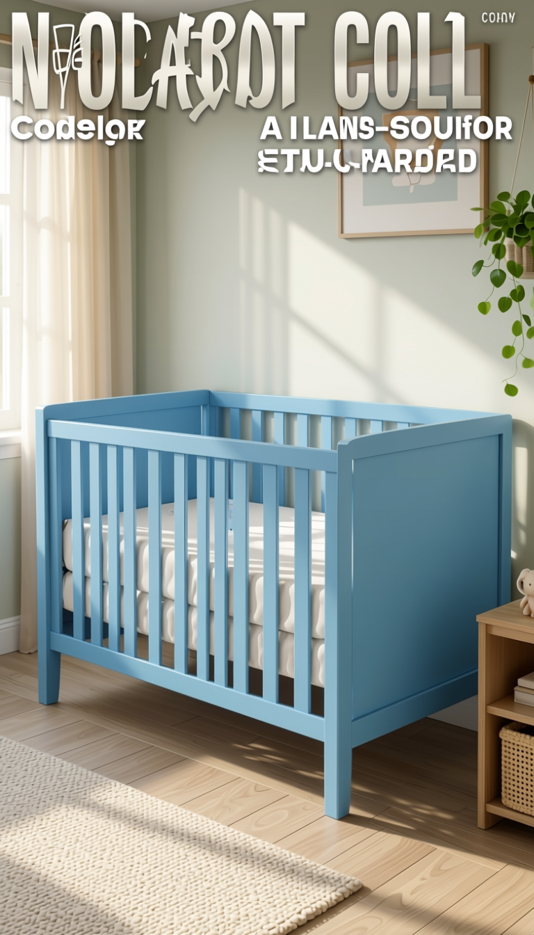 Powder Blue Plain Laminate 8x4 ft Matte 1 mm - 6200 MTS — application view in a nursery