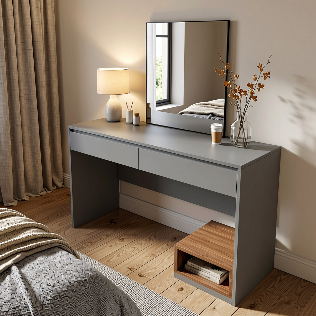 Plain Laminate 8x4 ft Matte 1 mm - LM 18391 — application view in a bedroom