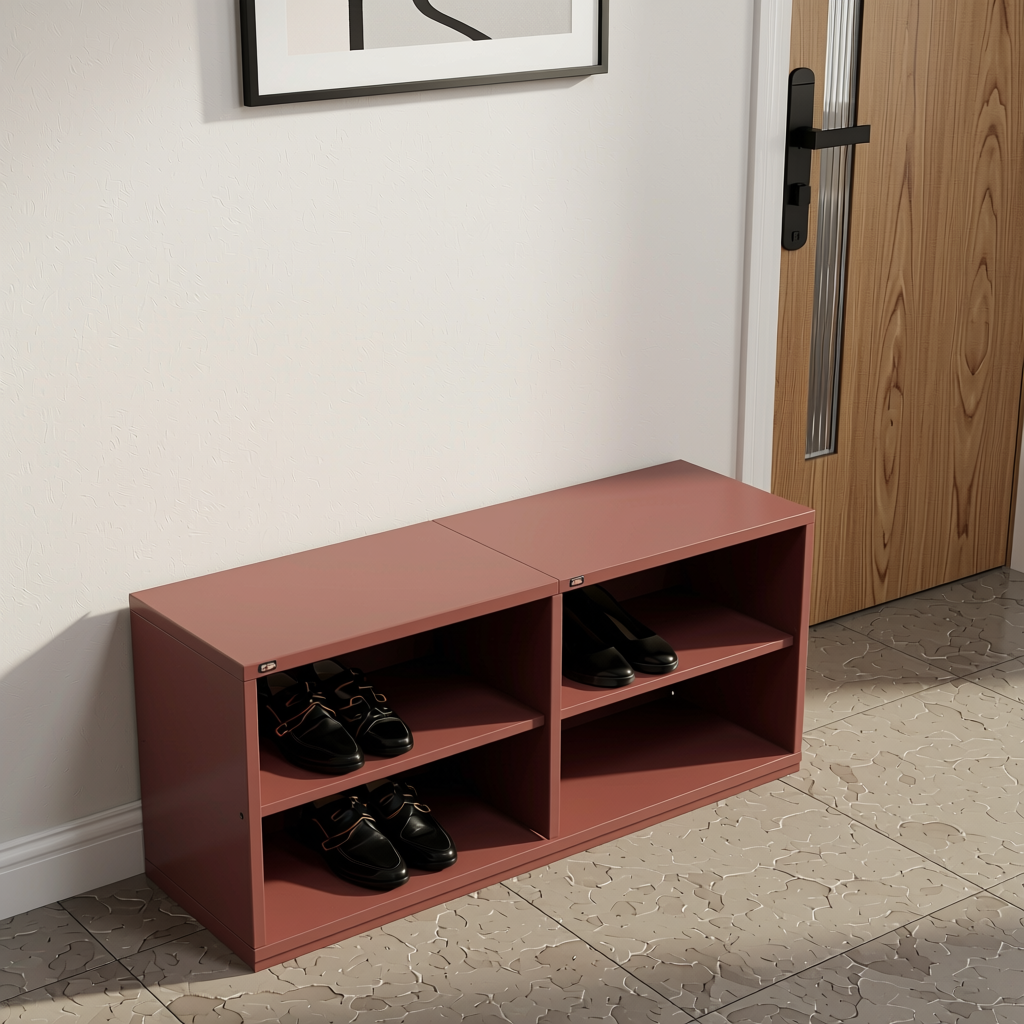 Plain Laminate 8x4 ft Matte 1 mm - LM 18415 — application view in a simple entryway