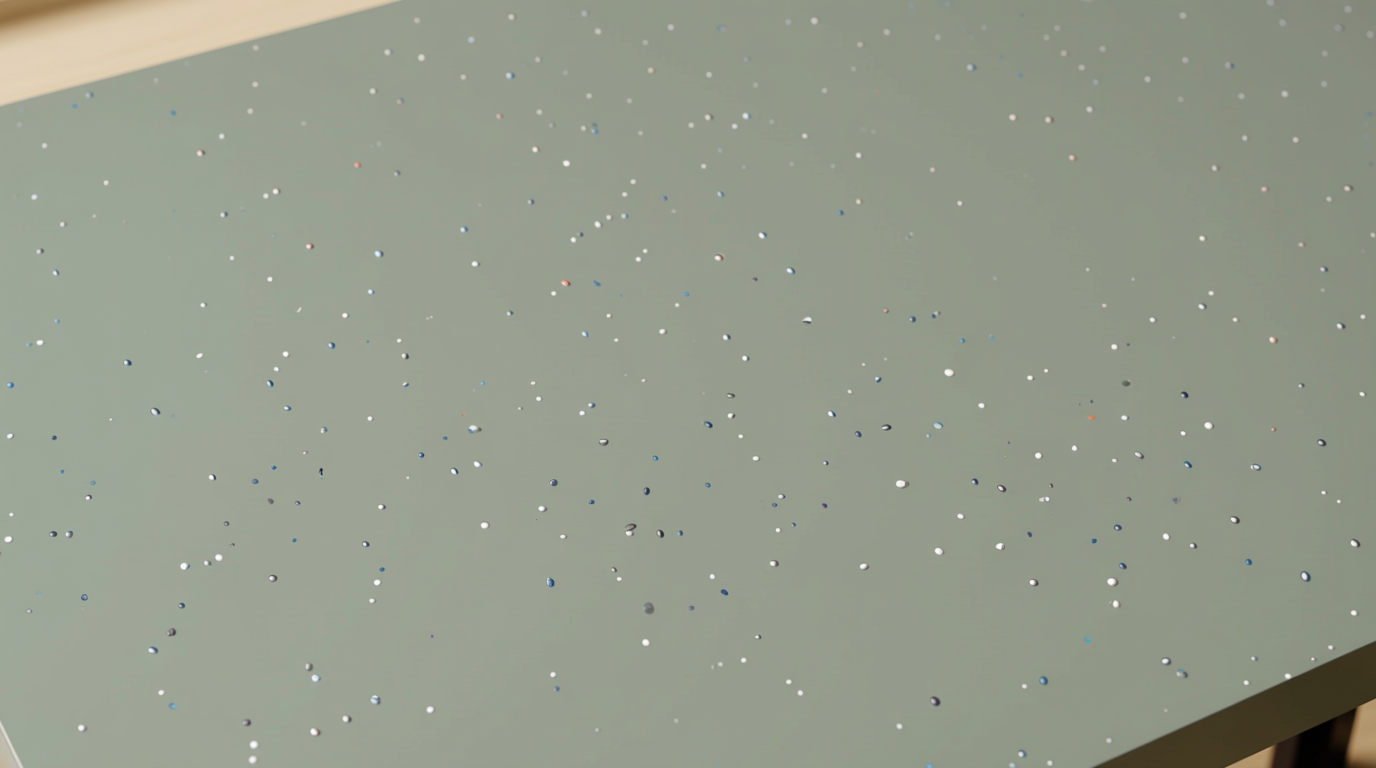 Aspire Plain Laminate 8x4 ft Matte 1 mm - ZSM 933 — application view in a minimalist study