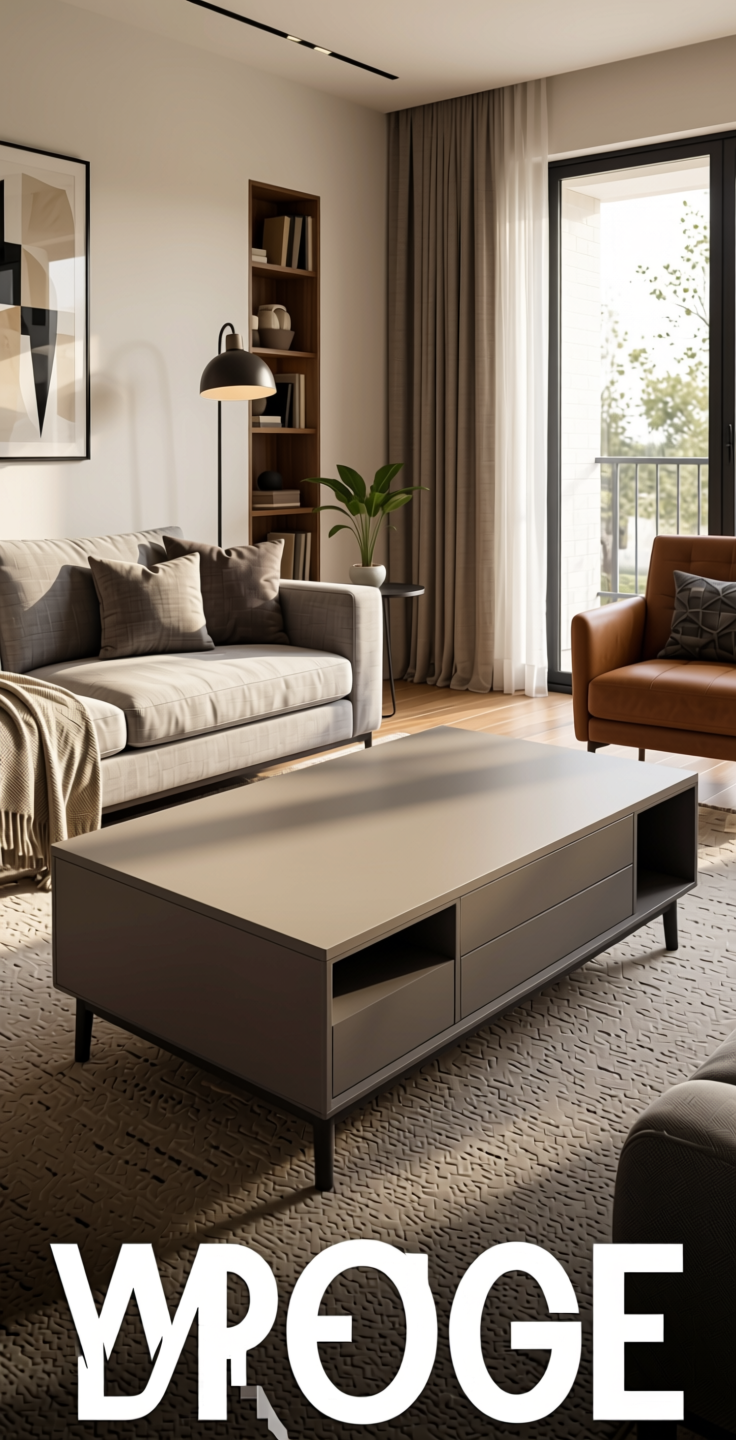 Solids Plain Laminate 8x4 ft Texture 0.8 mm - 111 DA — application view in a living room