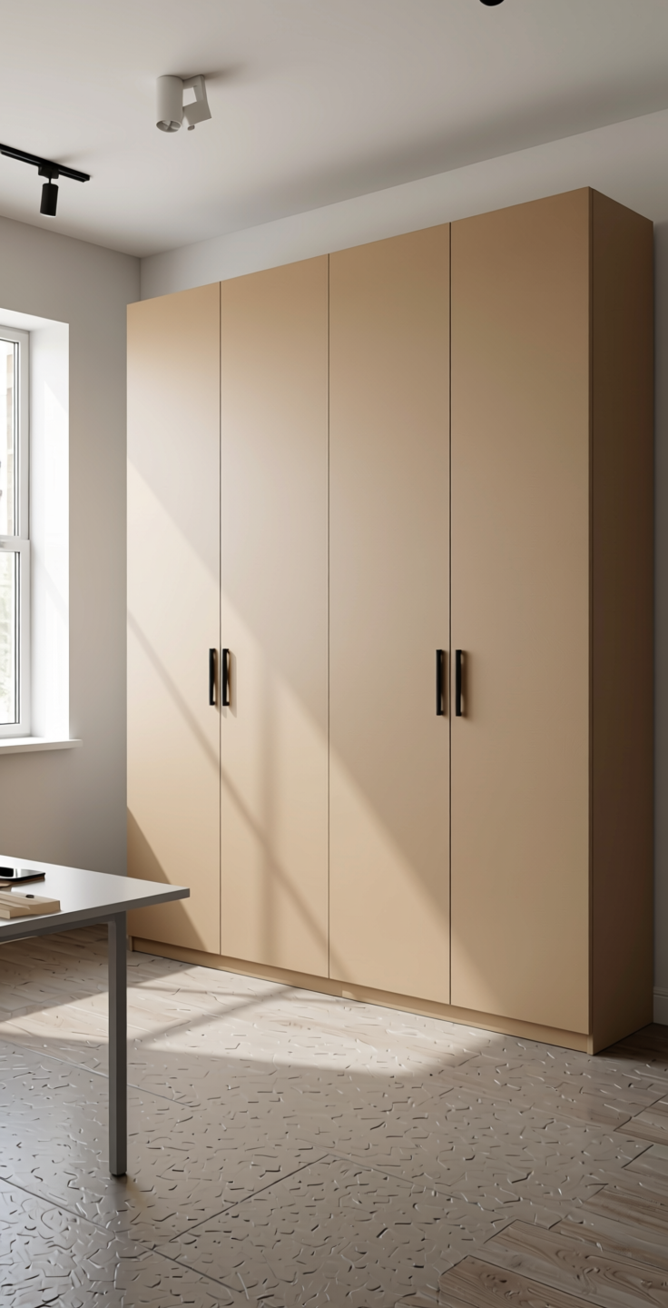 Vogue Plain Laminate 8x4 Matte 1 mm - 21132 FT — application view in a art studio
