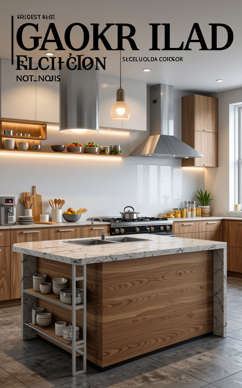 Frosty White Plain Laminate 8x4 ft Texture 1 mm - 1409 MF — application view in a kitchen