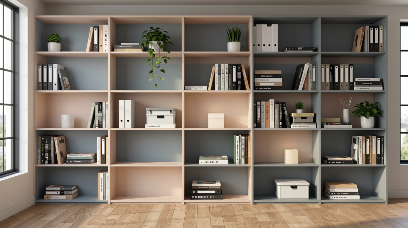 Plain Laminate 8x4 ft Texture 1 mm - LM 12777 — application view in a creative studio