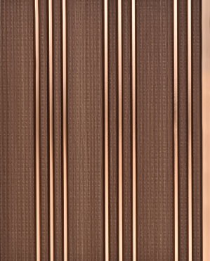 Next Level Louvers Economic Abstract Brown Wall Panel Louvers 9.50x0.75 ft Brown 858881