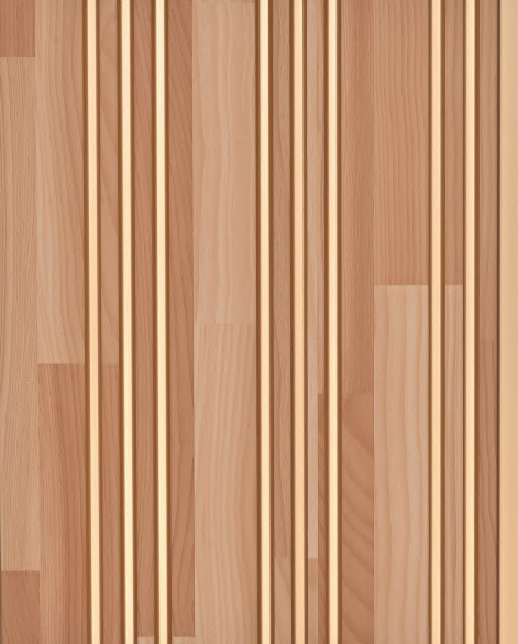 Next Level Louvers Economic Abstract Brown Louver Panel Louvers 9.50x0.75 ft Brown 858882