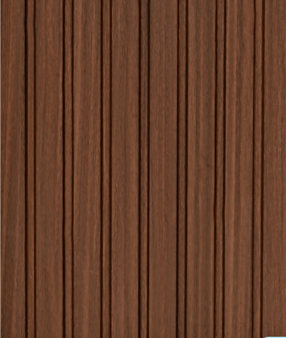 Next Level Louvers Economic Brown Wood Louver Panel Louvers 9.50x0.75 ft Brown 868886