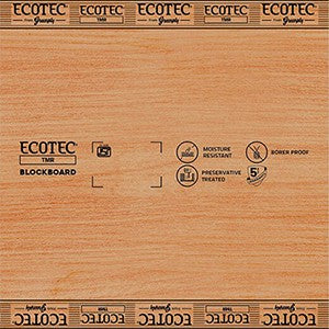 Ecotec Tmr Grade Blockboard 8*4 ft 25 mm - GRP-ECOTMR-NA-25-2
