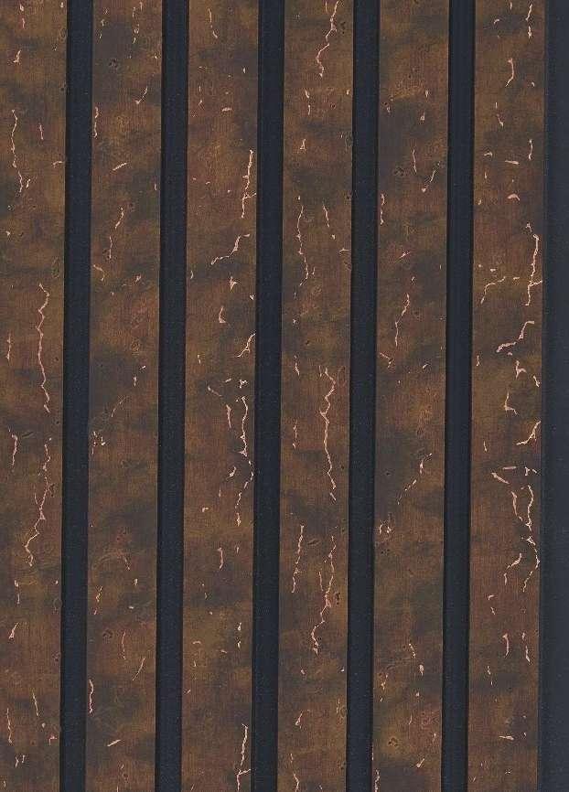 Next Level Louvers Korea Series Metallic Brown Louver Panel Louvers 8x0.39 ft Brown #408886