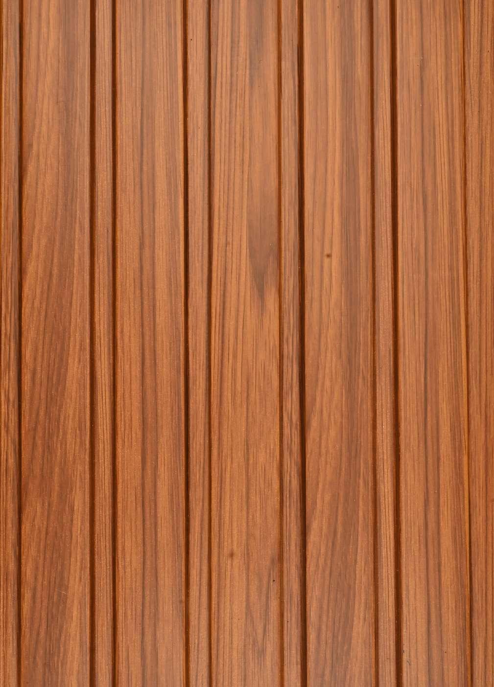 Next Level Louvers Korea Series Brown Wood Louver Panel Louvers 8x0.39 ft Brown #438883