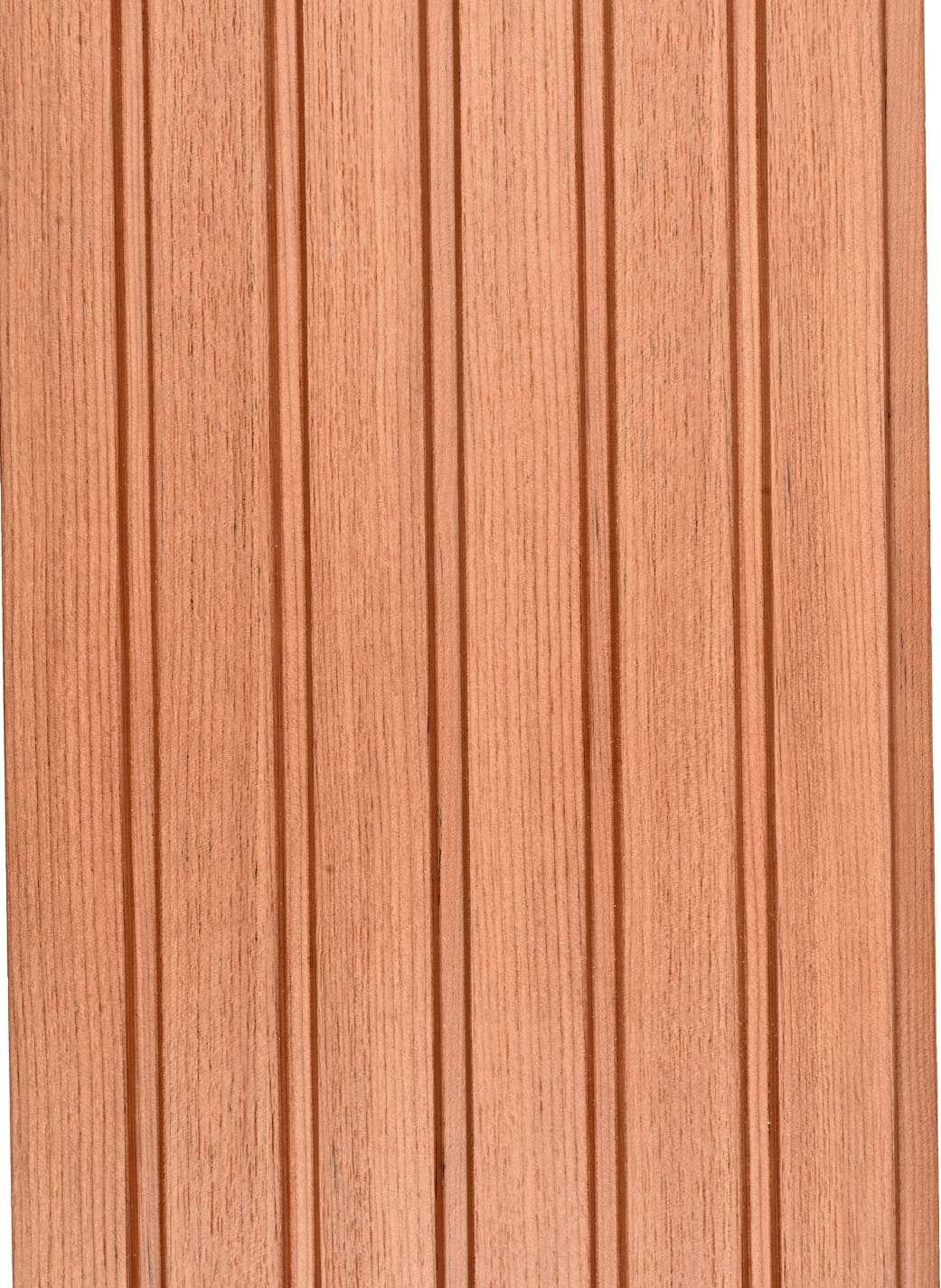Next Level Louvers Korea Series Brown Wood Louver Panel Louvers 8x0.39 ft Brown #938881