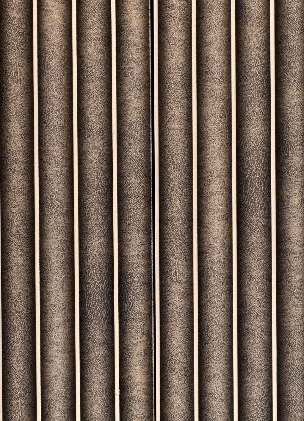 Next Level Louvers Korea Series Leather Grey Wall Panel Louvers 8x0.39 ft Grey #978885