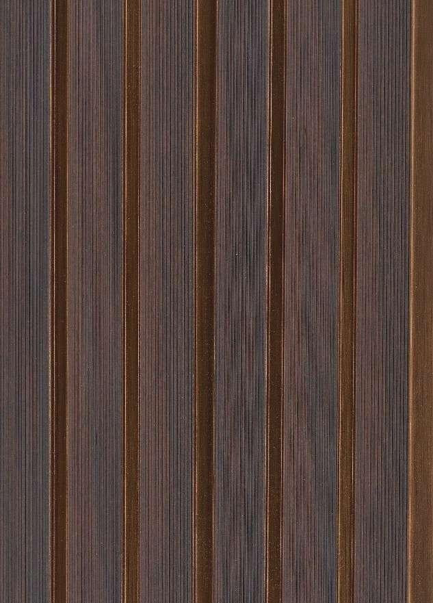 Next Level Louvers Korea Series Brown Woodgrain Louver Panel Louvers 8x0.39 ft Brown #418881